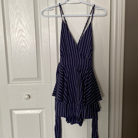 Lulus ruffle and flow ruffle romper - Picture 1 of 4